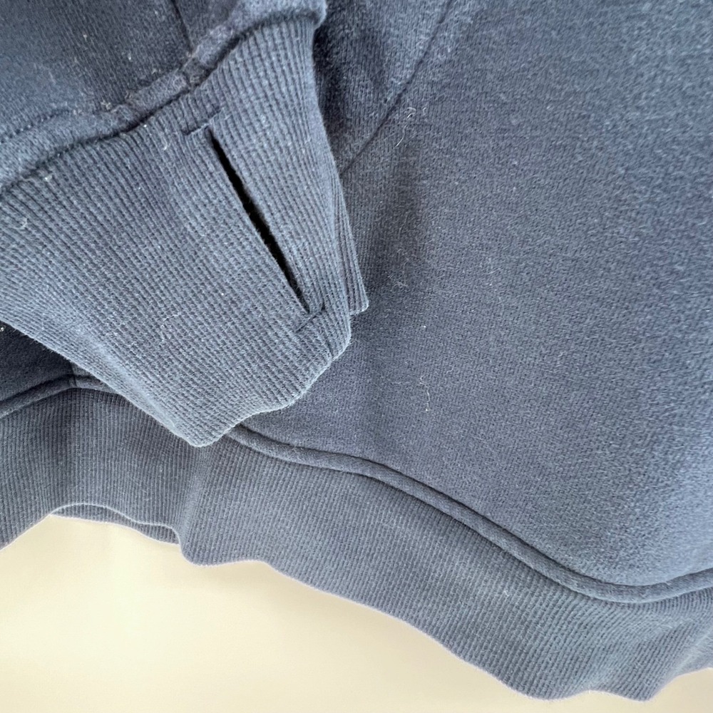 Lululemon Scuba Oversized Funnel Neck Hoodie Navy Blue Cropped XL/XXL - Picture 3 of 5